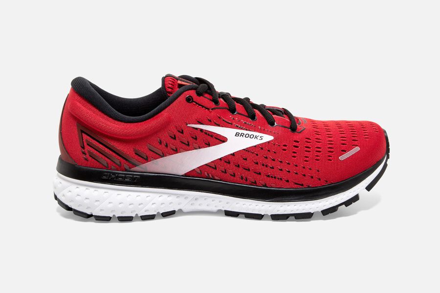 Brooks Ghost 13 Road Loopschoenen Heren - Rood/Wit - 059814FNM